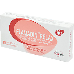 Flamadin Relax Comprimidos recubiertos - INFOMERC Vademécum Farmacéutico  Bolivia