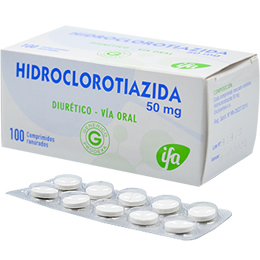 Hidroclorotiazida Comprimidos INFOMERC Vademécum Farmacéutico Bolivia