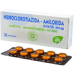 Hidroclorotiazida; Amilorida