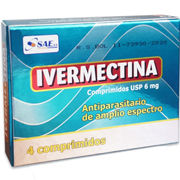 Ivermectina 6mg 20 comprimidos