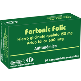 Fertonic Folic Comprimidos recubiertos INFOMERC® Vademécum Bolivia - La