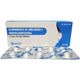 Amilorida; Hidroclorotiazida